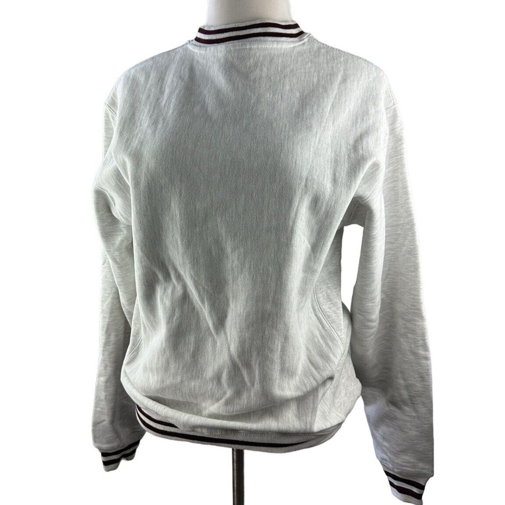 NWT Champion Reverse Weave Crew Loyola University Sweatshirt Gray Size Medium - Picture 5 of 9